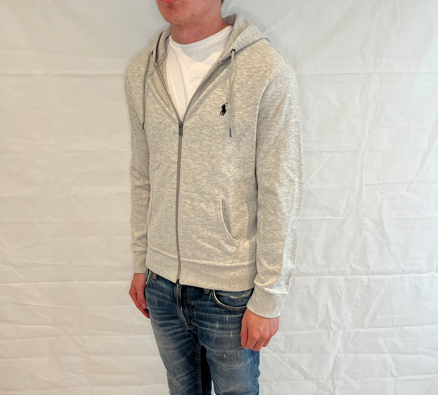 Polo Ralph Lauren Zip Hoodie Grey Men's
