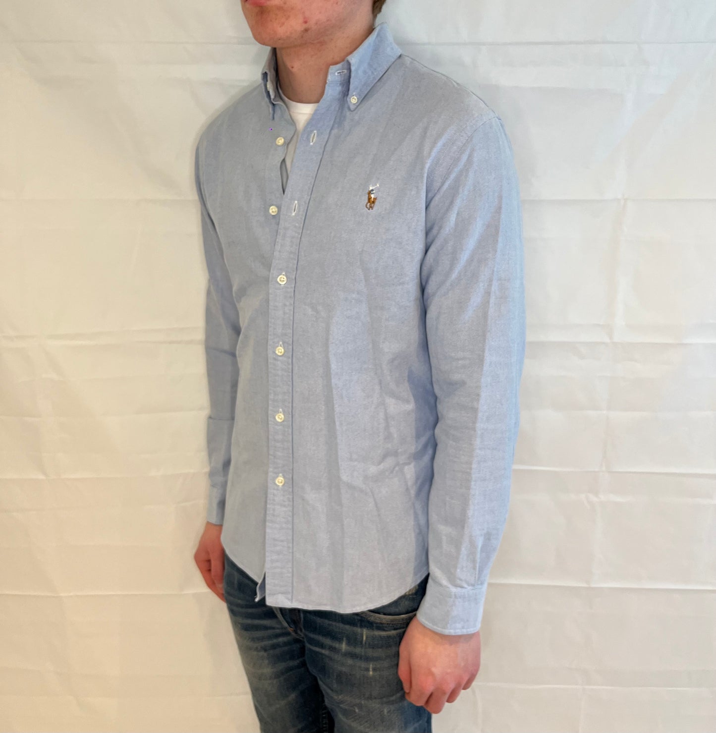 Polo Ralph Lauren Slim Fit Shirt Light Blue Men's