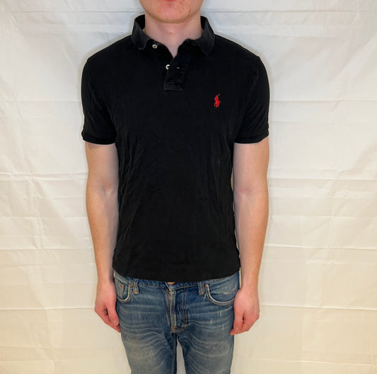 Polo Ralph Lauren Custom Slim Fit Polo Black Men's