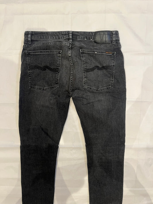 Nudie Skinny Lin Jeans Black Men's