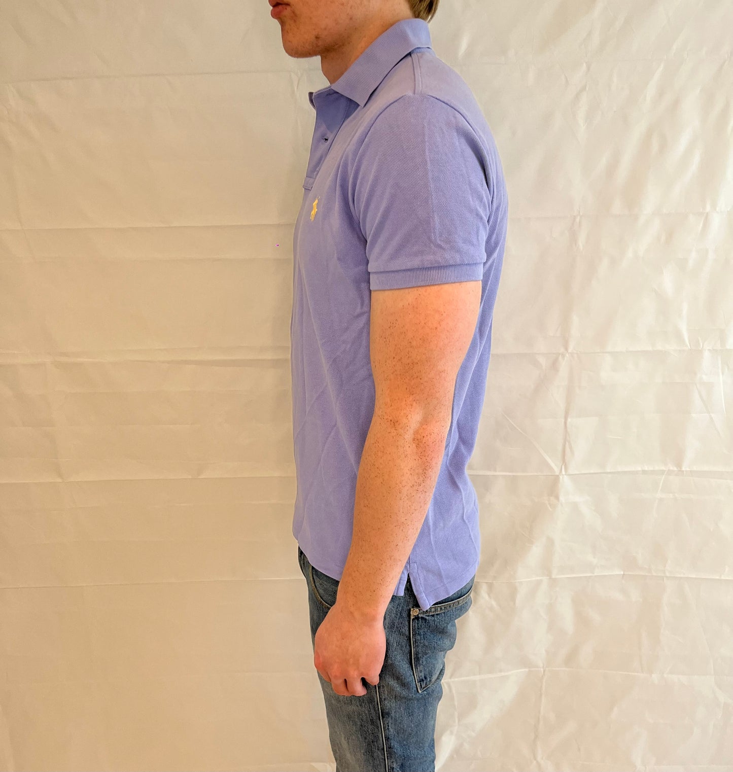 Polo Ralph Lauren Custom Slim Fit Polo Purple Men's