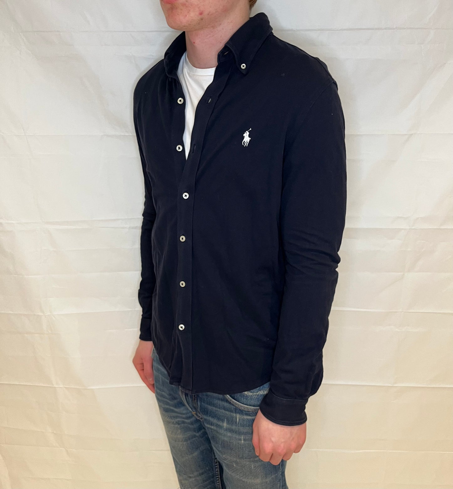 Polo Ralph Lauren Featherweight Mesh Shirt Blue Men's