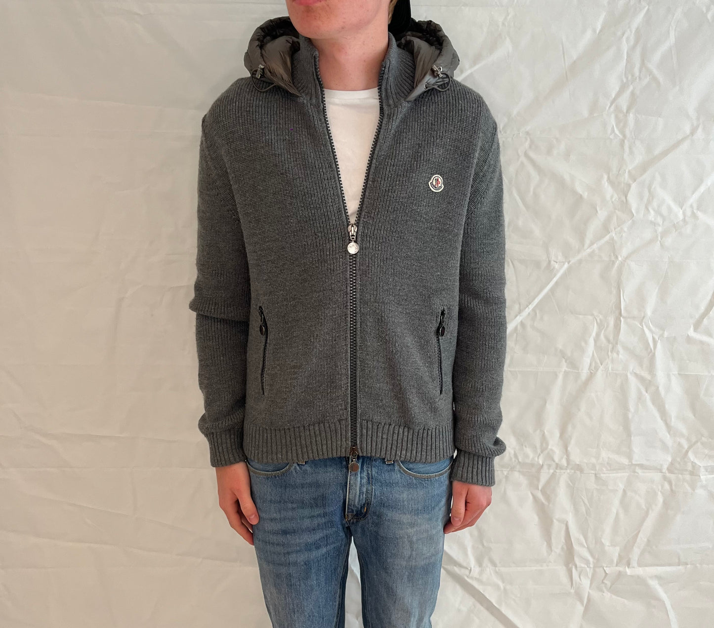 Moncler Tricot Cardigan Men's Grey