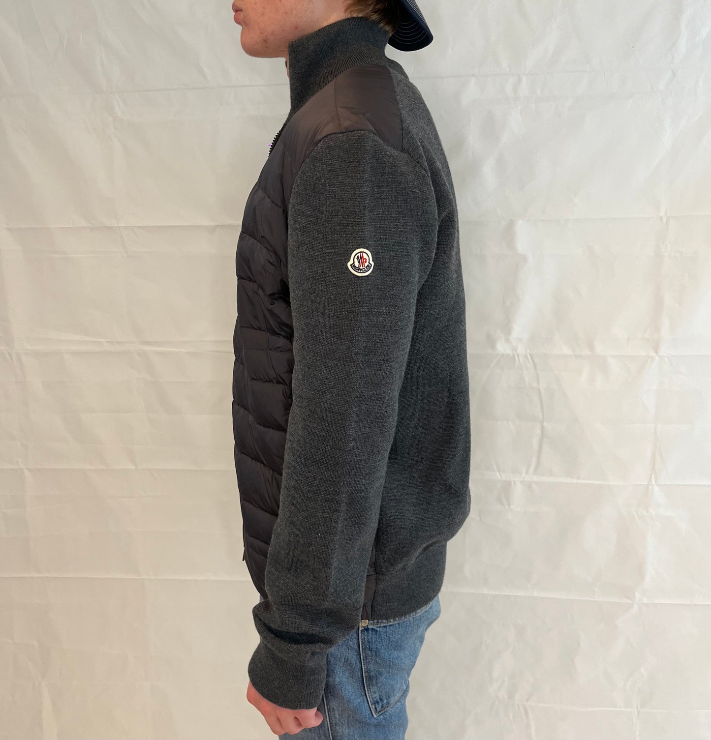 Moncler Tricot Cardigan Men's Grey