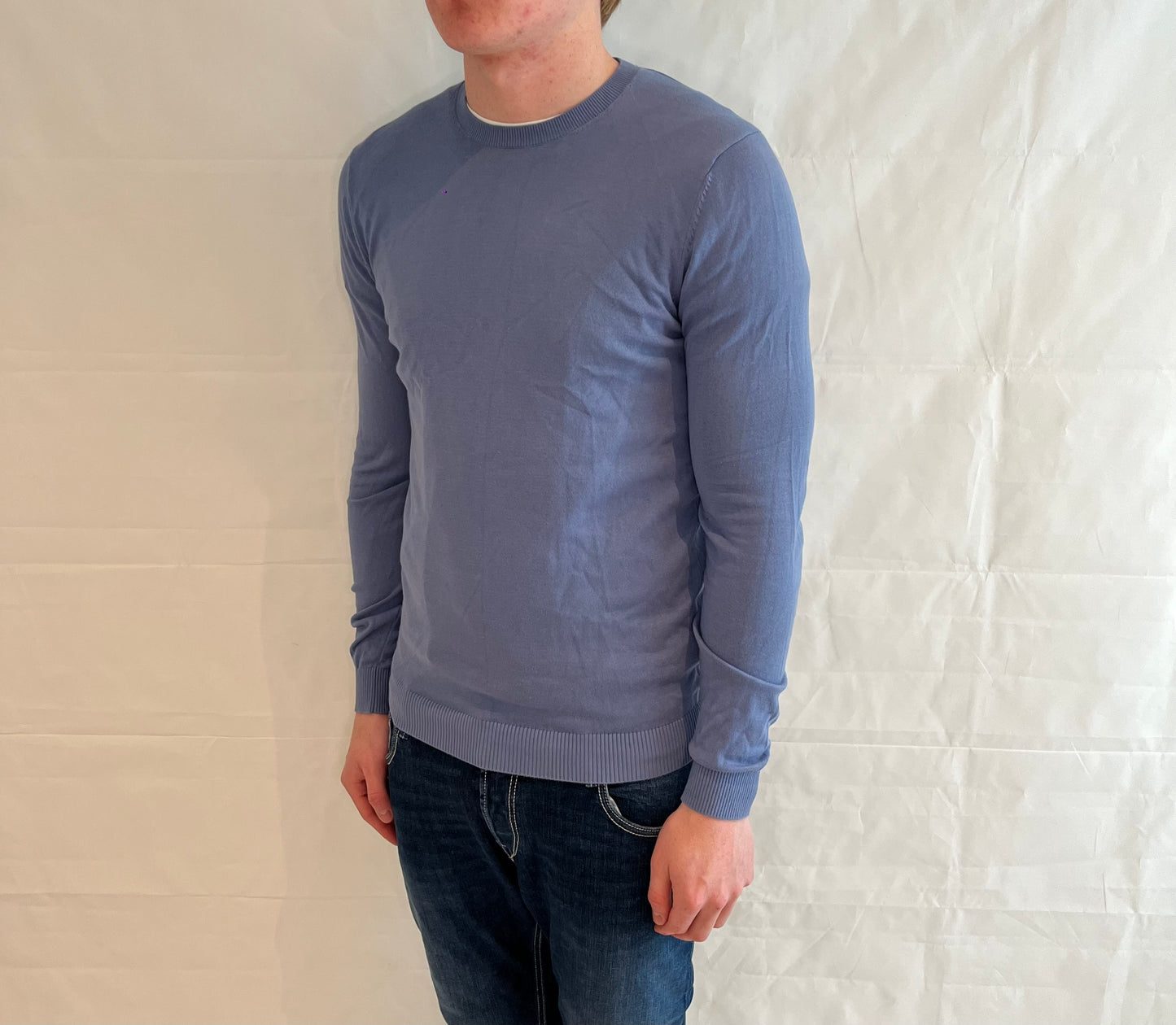 Massimo Dutti Sweater Light Blue Men's