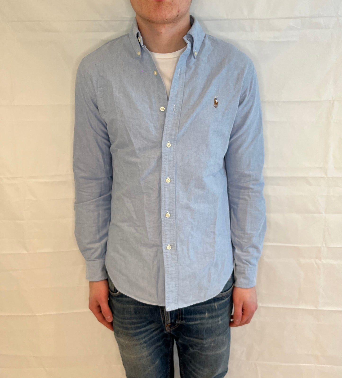 Polo Ralph Lauren Slim Fit Shirt Light Blue Men's