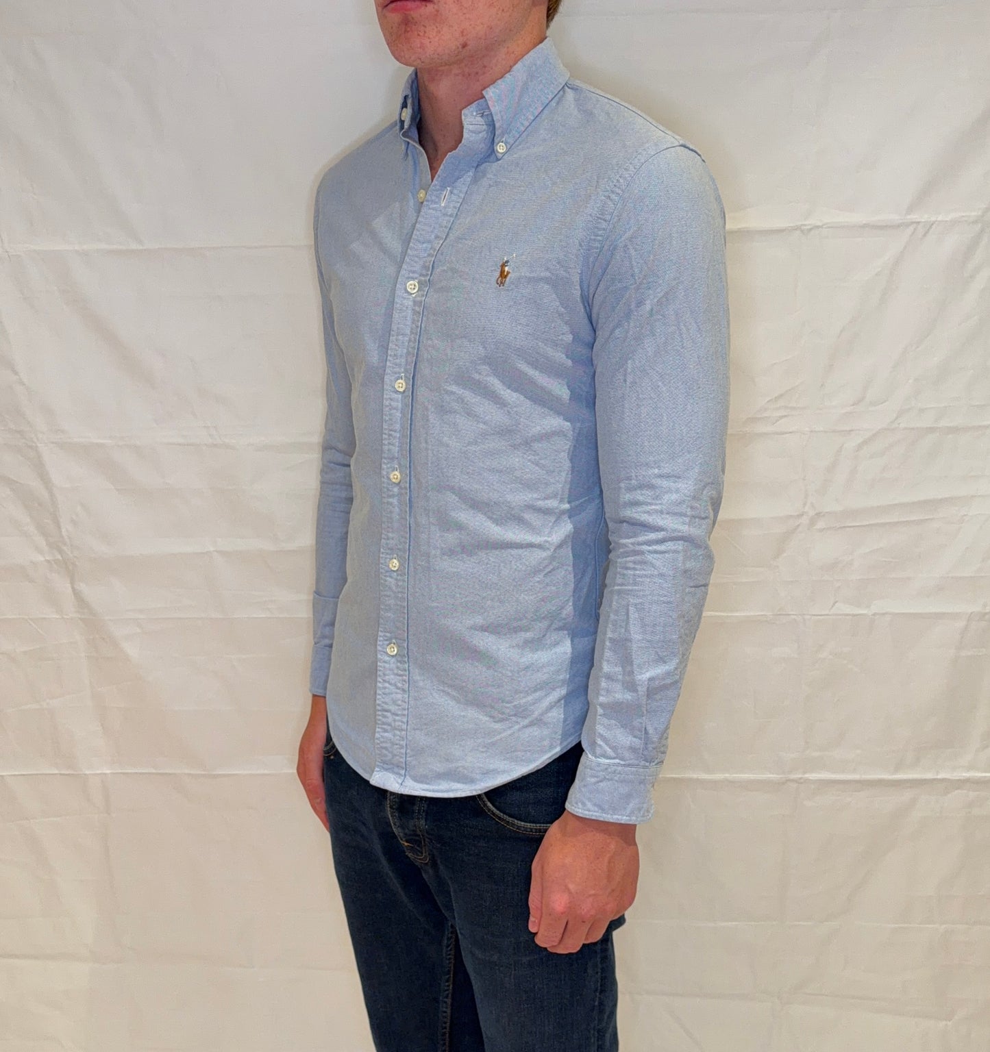 Polo Ralph Lauren Slim Fit Shirt Light Blue Men's