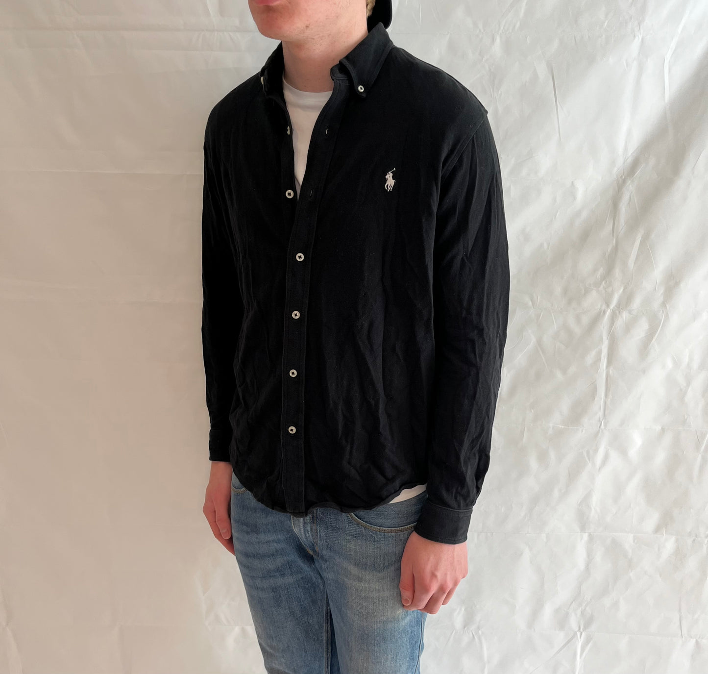 Polo Ralph Lauren Featherweight Mesh Shirt Black Men's