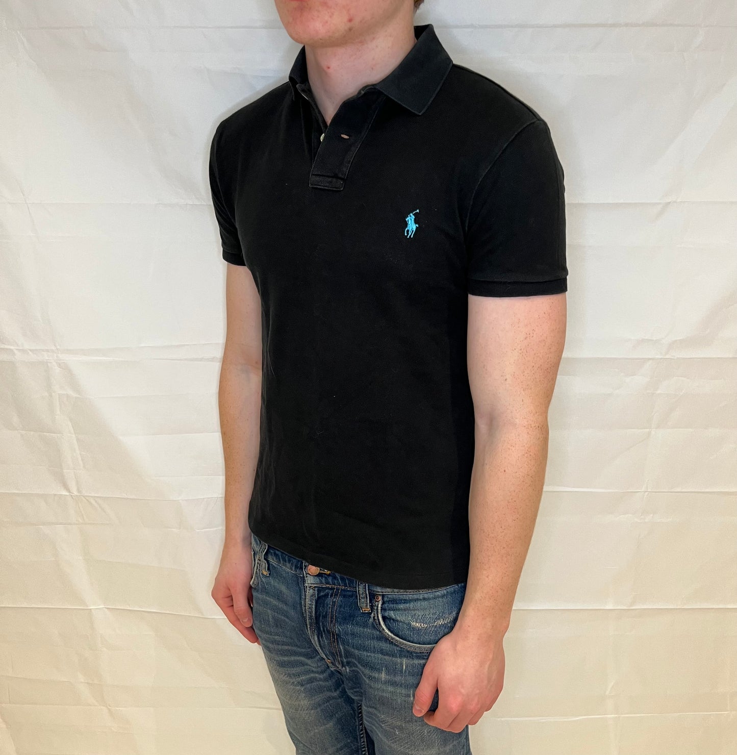Polo Ralph Lauren Slim Fit Polo Black Men's