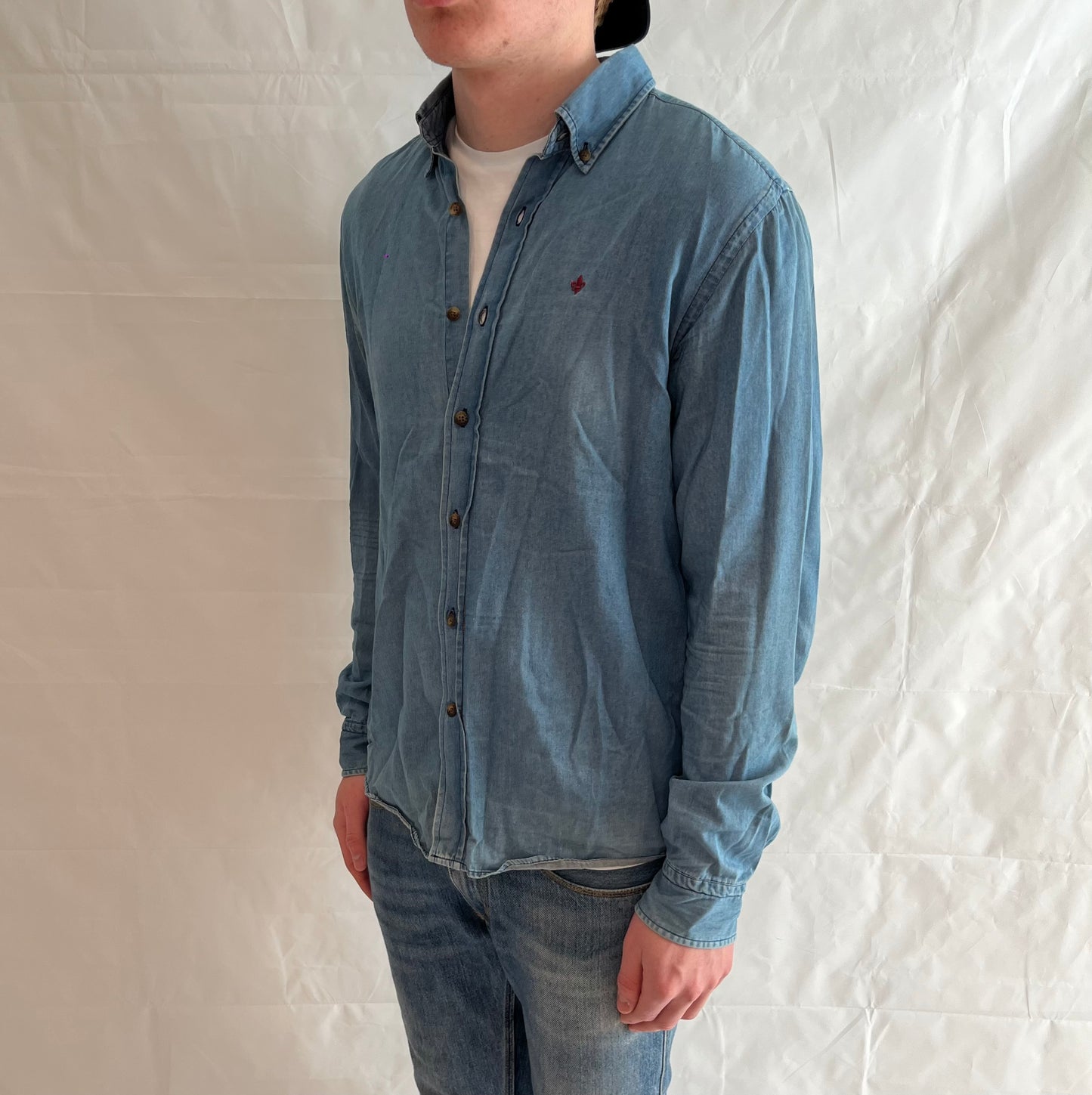 Morris Denim Shirt Blue Men's
