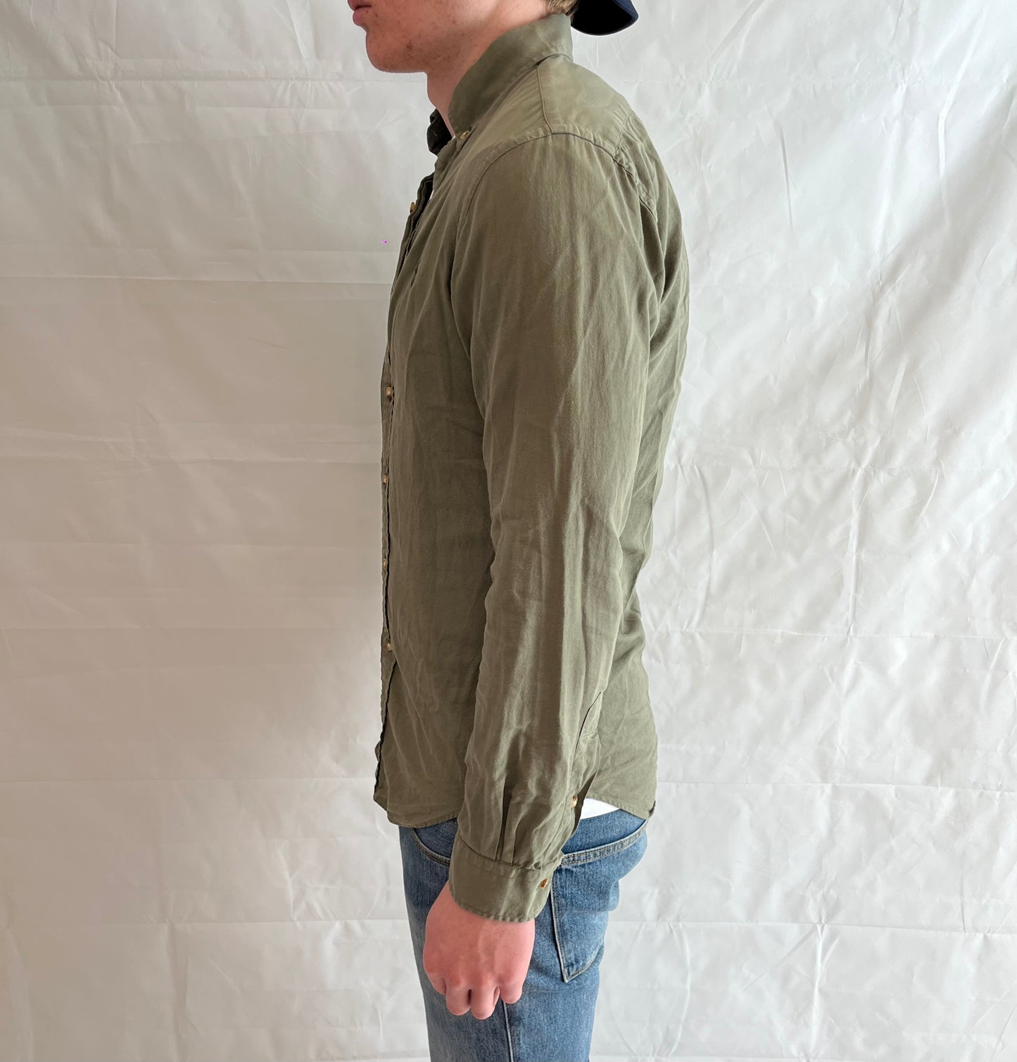 Polo Ralph Lauren Slim Fit Shirt Olive Green Men's