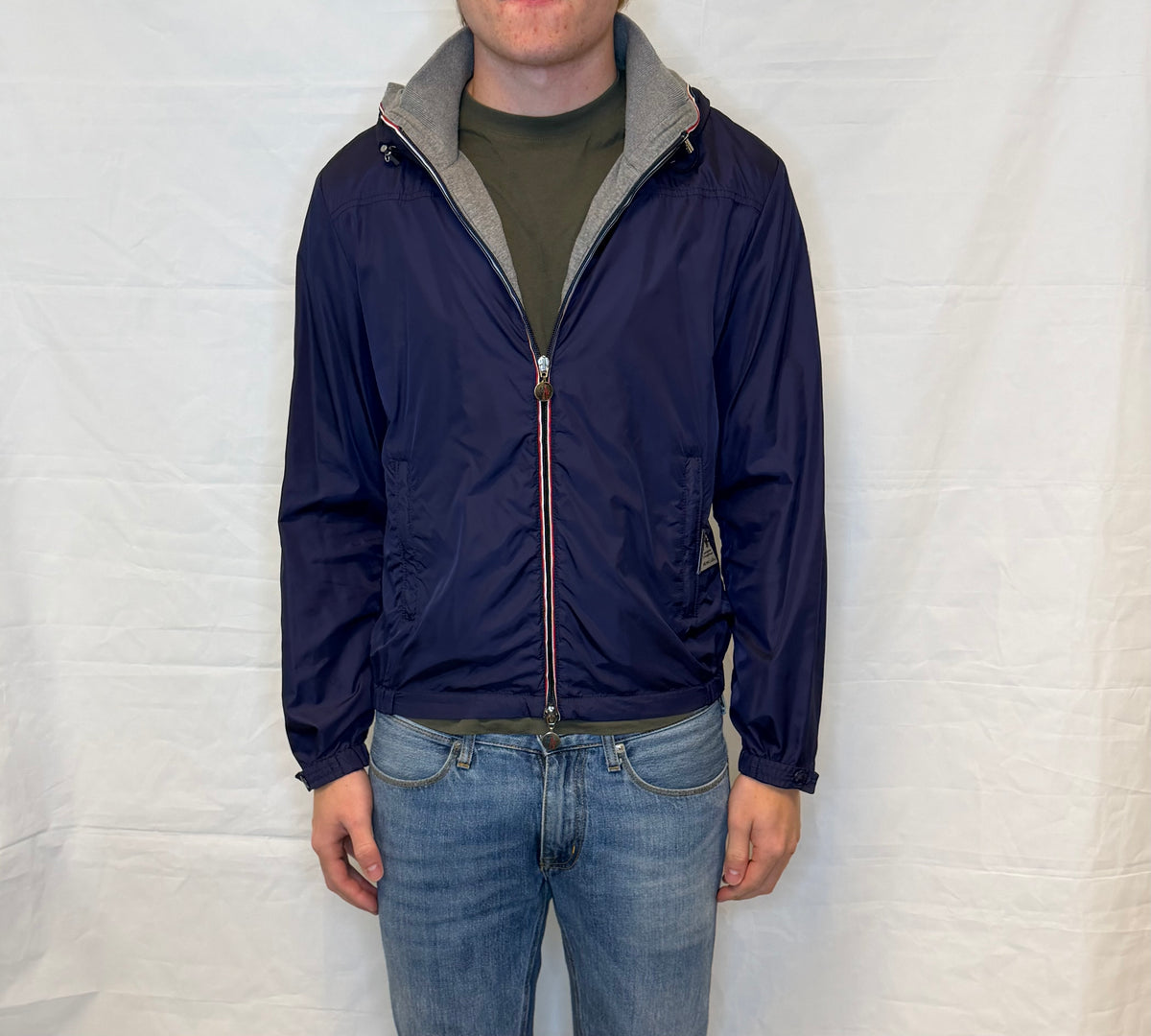 Moncler Urville Windbreaker Blue Men's