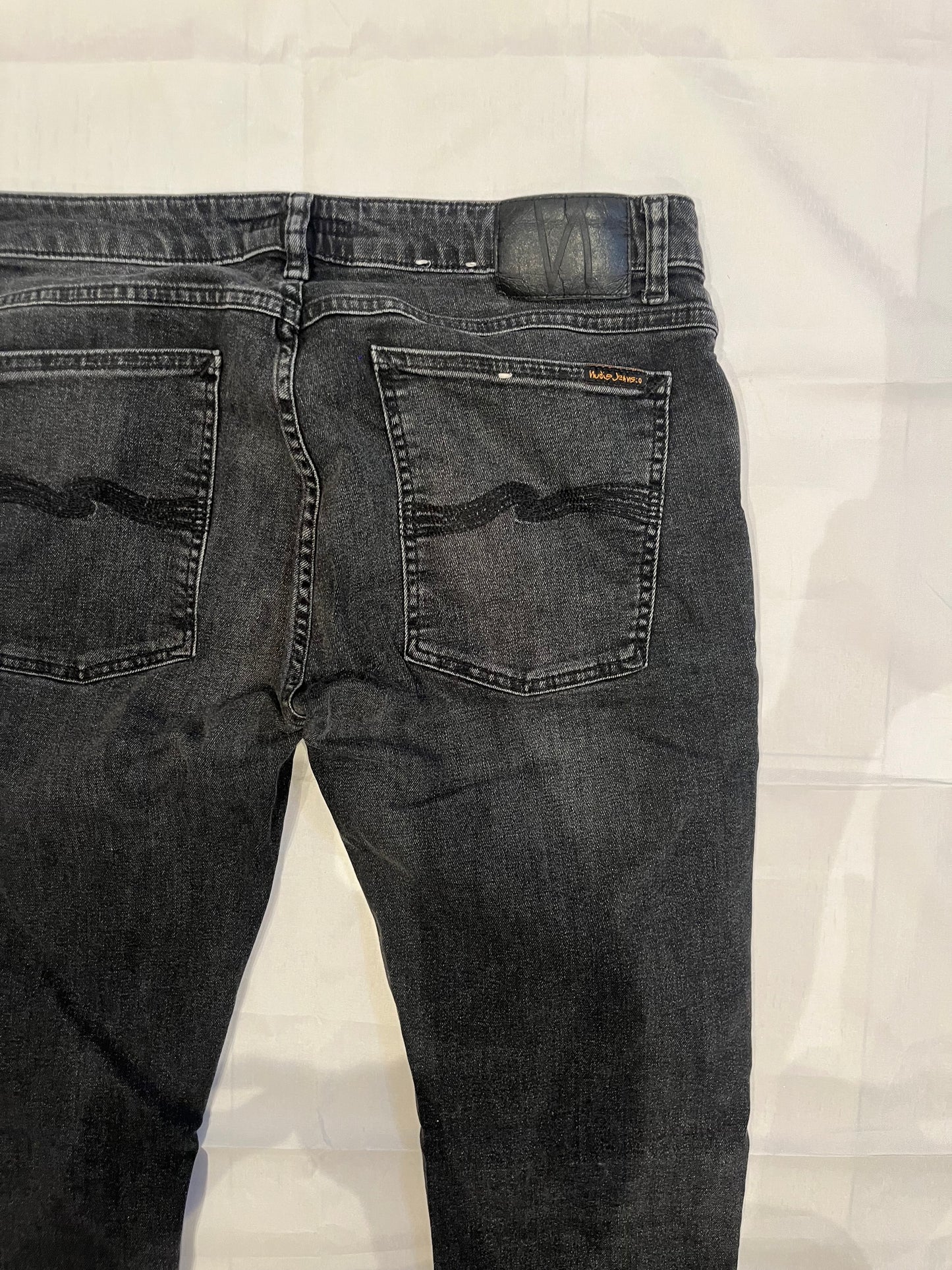 Nudie Skinny Lin Jeans Black Men's
