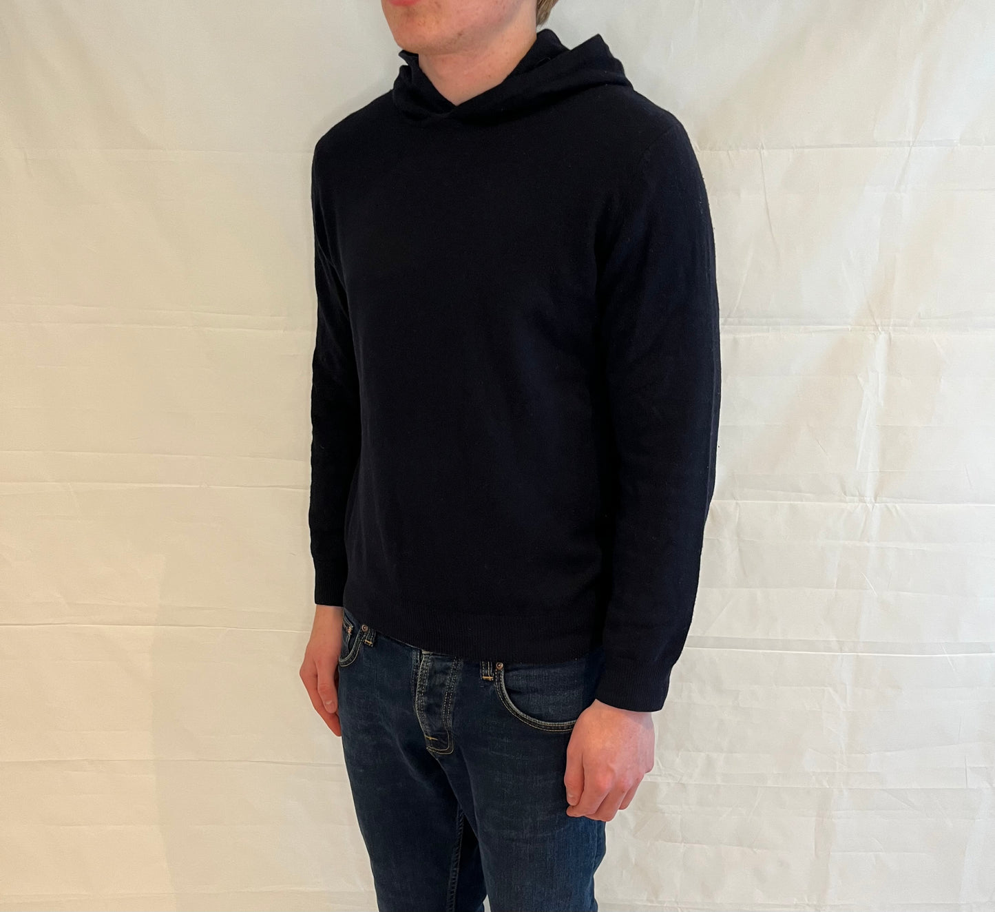 Oscar Jacobson Hoodie Blue Men's