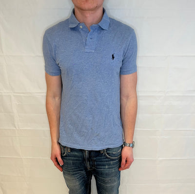 Polo Ralph Lauren Custom Slim Fit Polo Light Blue Men's