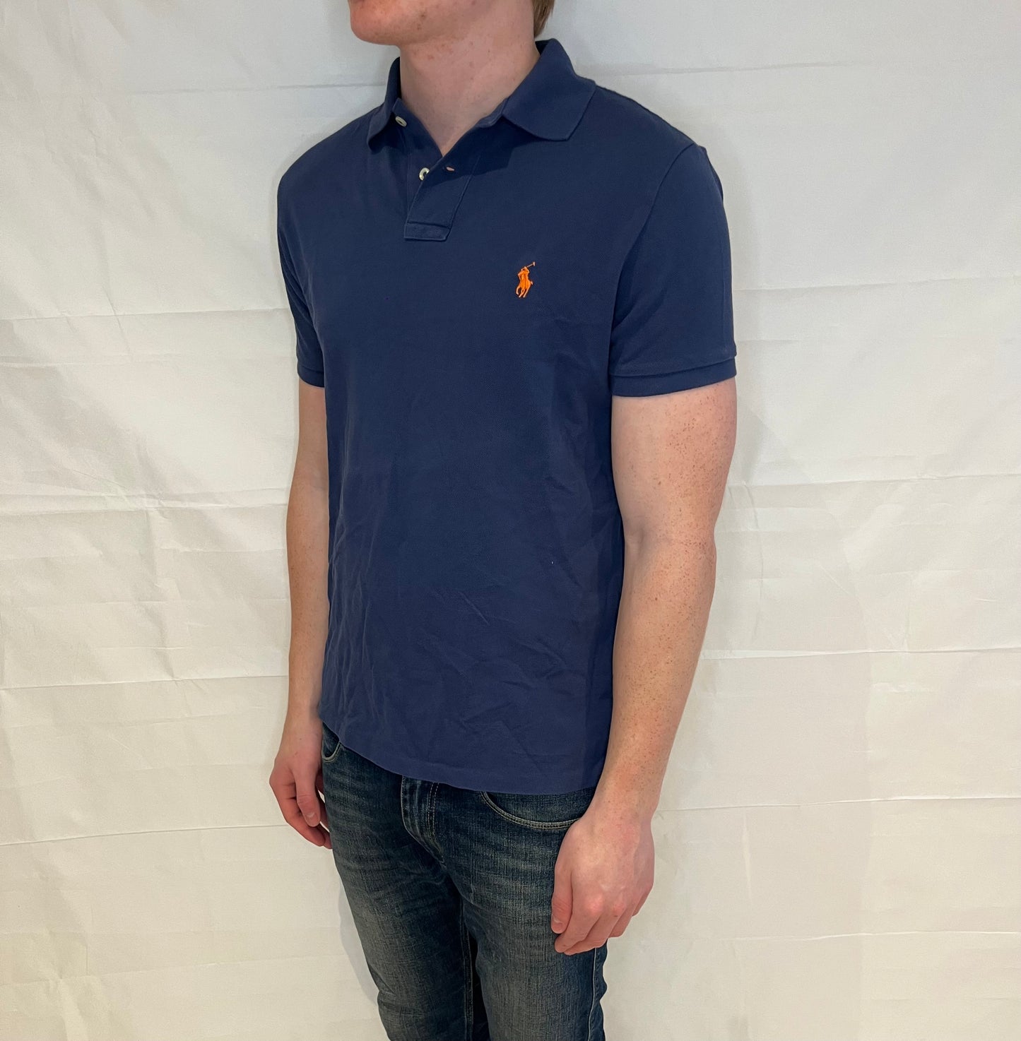 Polo Ralph Lauren Custom Slim Fit Polo Blue Men's