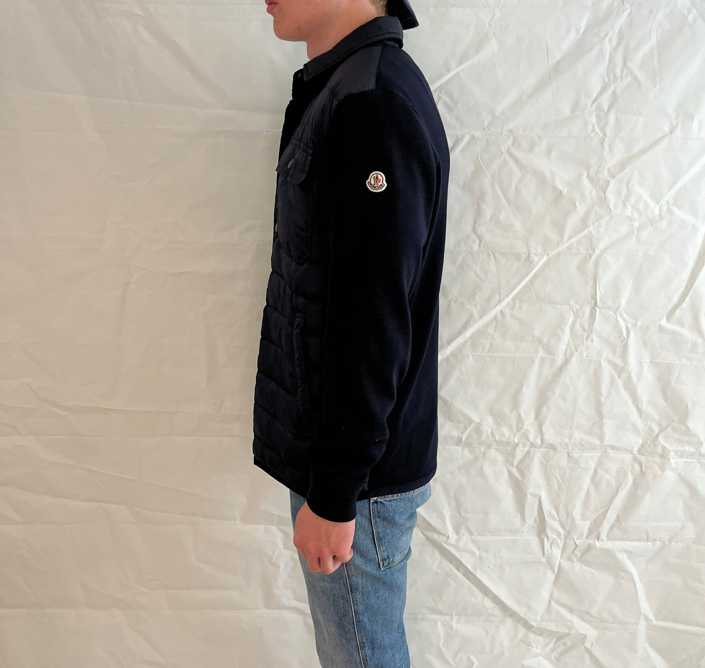 Moncler Cardigan Men's Blue