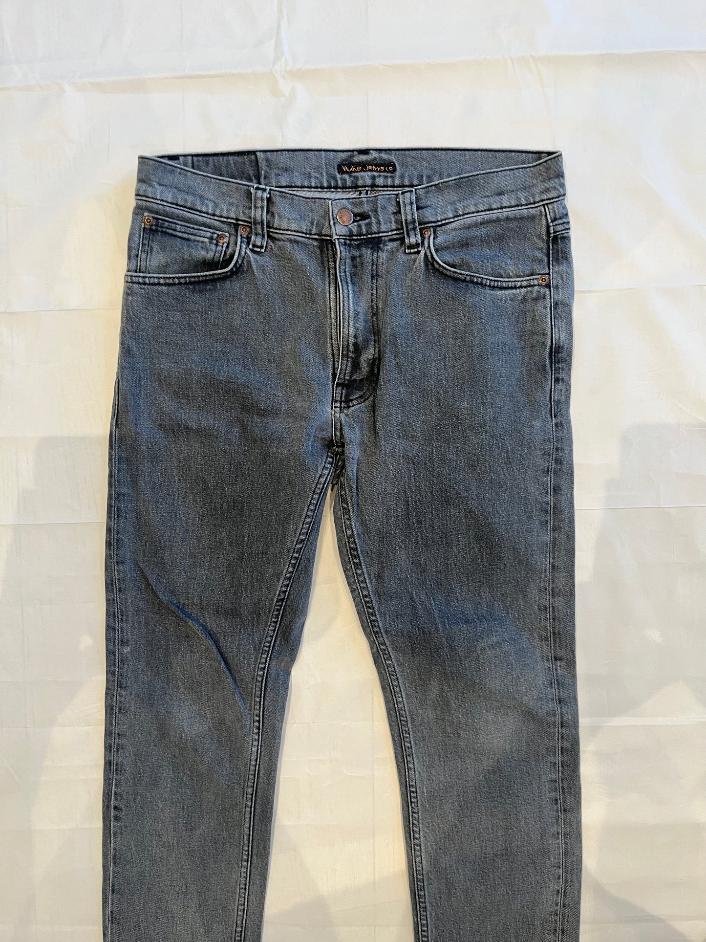Nudie Lean Dean Jeans Grey Men's