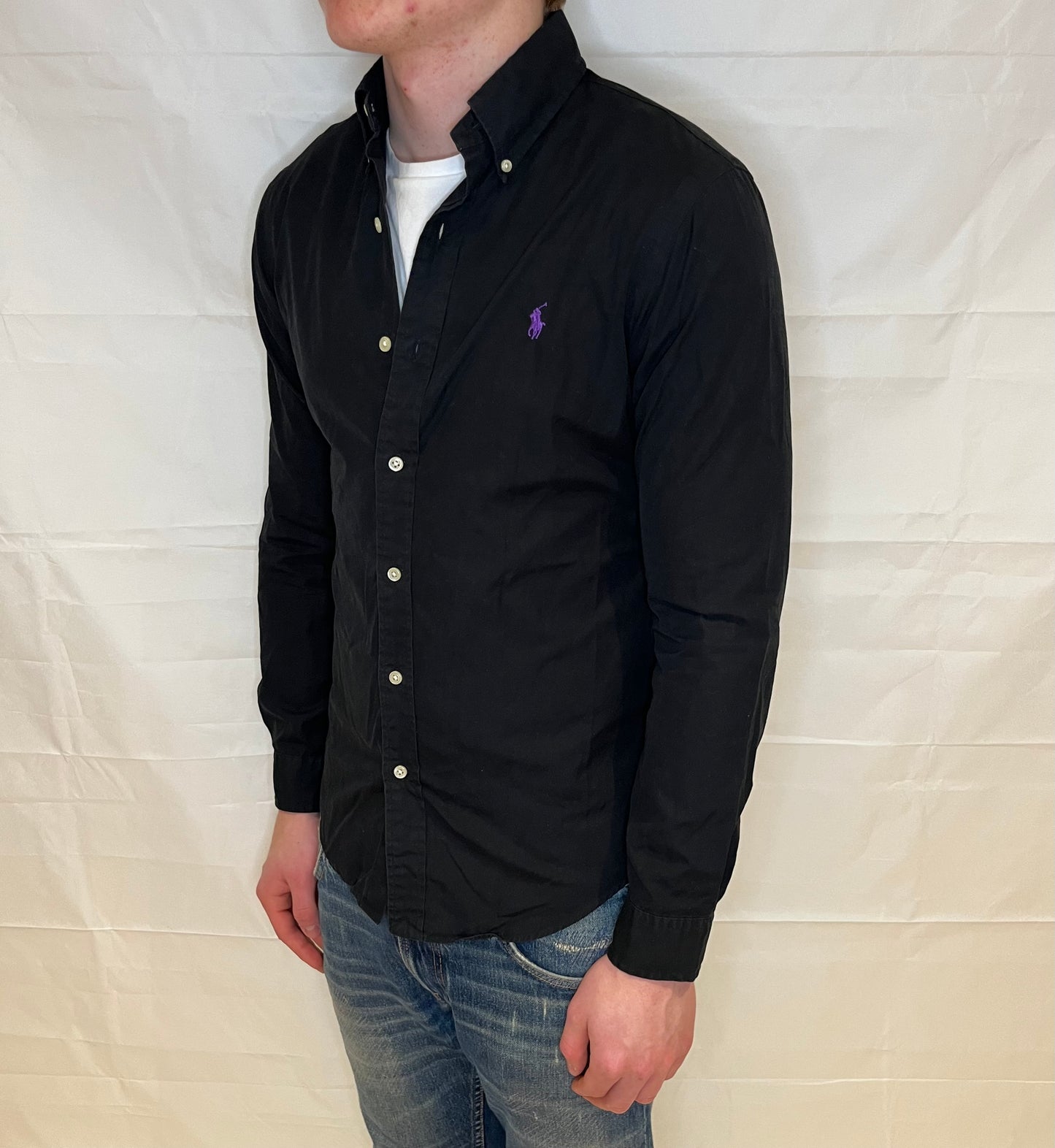 Polo Ralph Lauren Slim Fit Shirt Black Men's