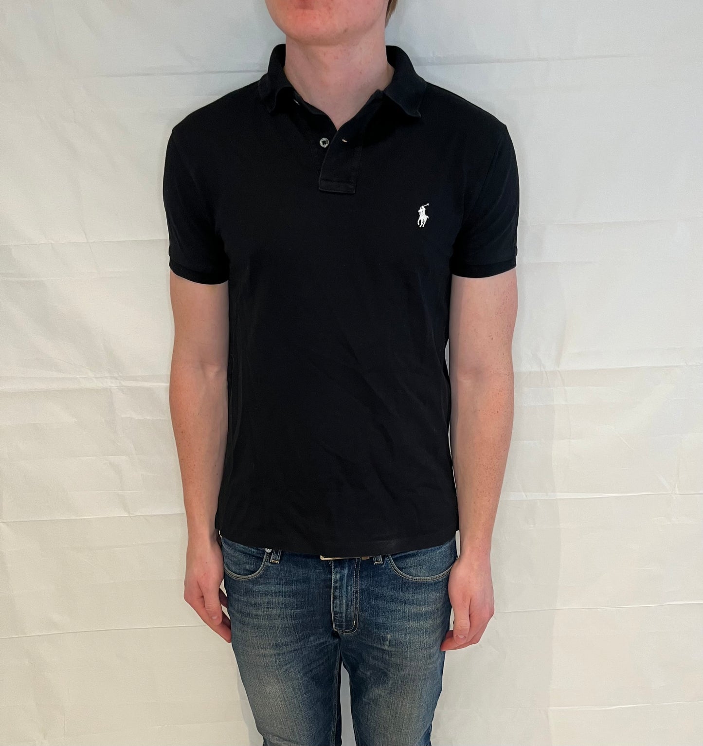 Polo Ralph Lauren Prima Stretch Mesh Polo Black Men's