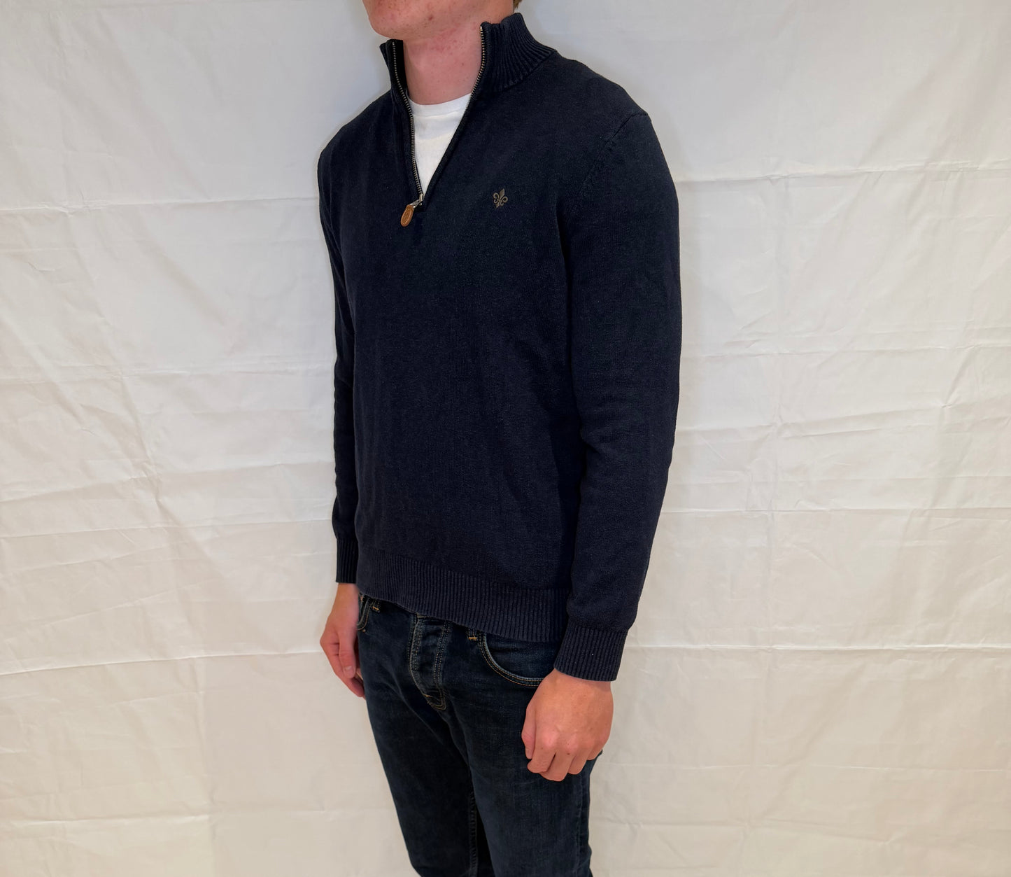 Morris Half Zip Blue Men's