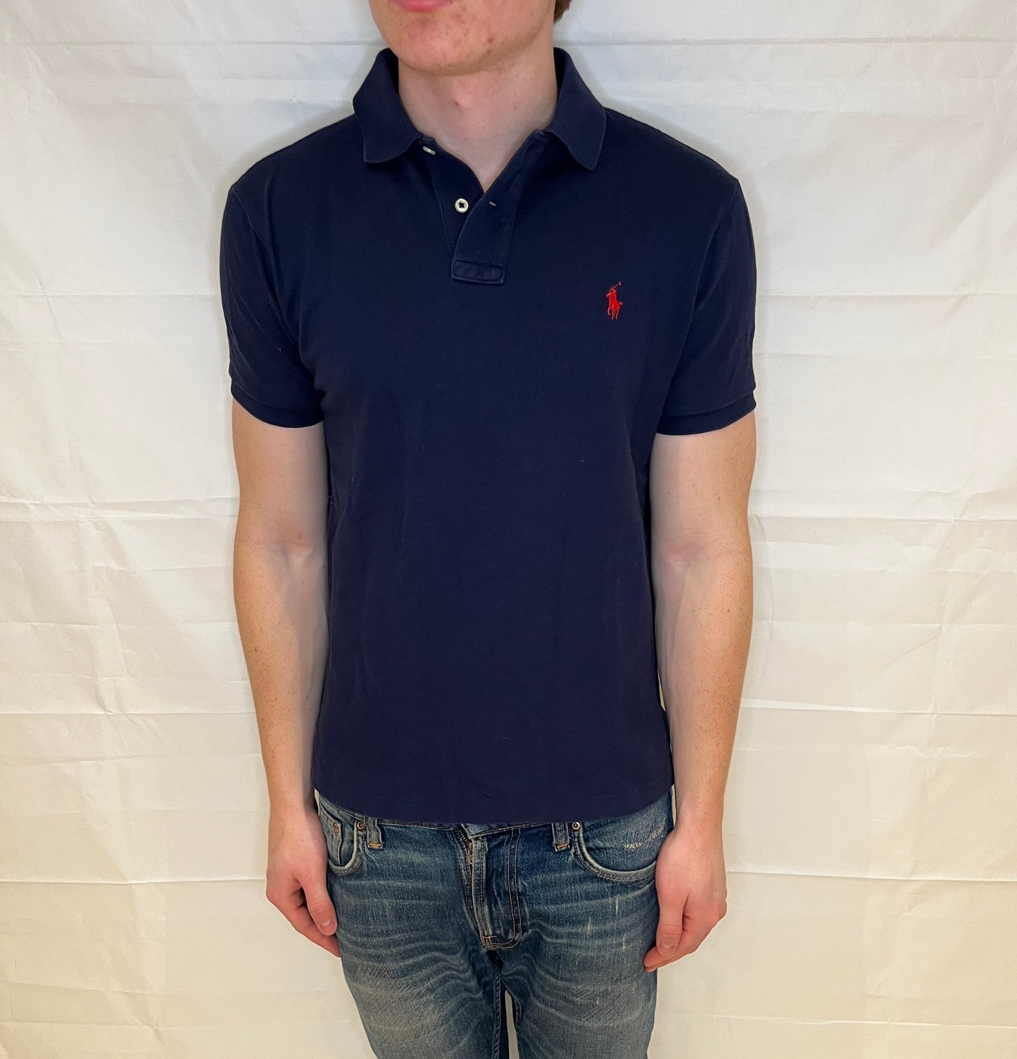 Polo Ralph Lauren Custom Fit Polo Blue Men's