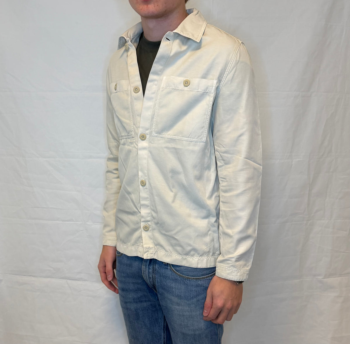 Massimo Dutti Overshirt Beige Men's