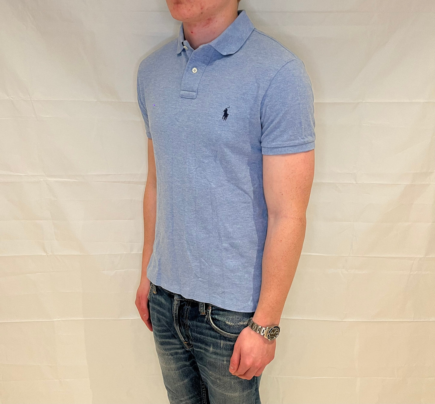 Polo Ralph Lauren Slim Fit Polo Light Blue Men's