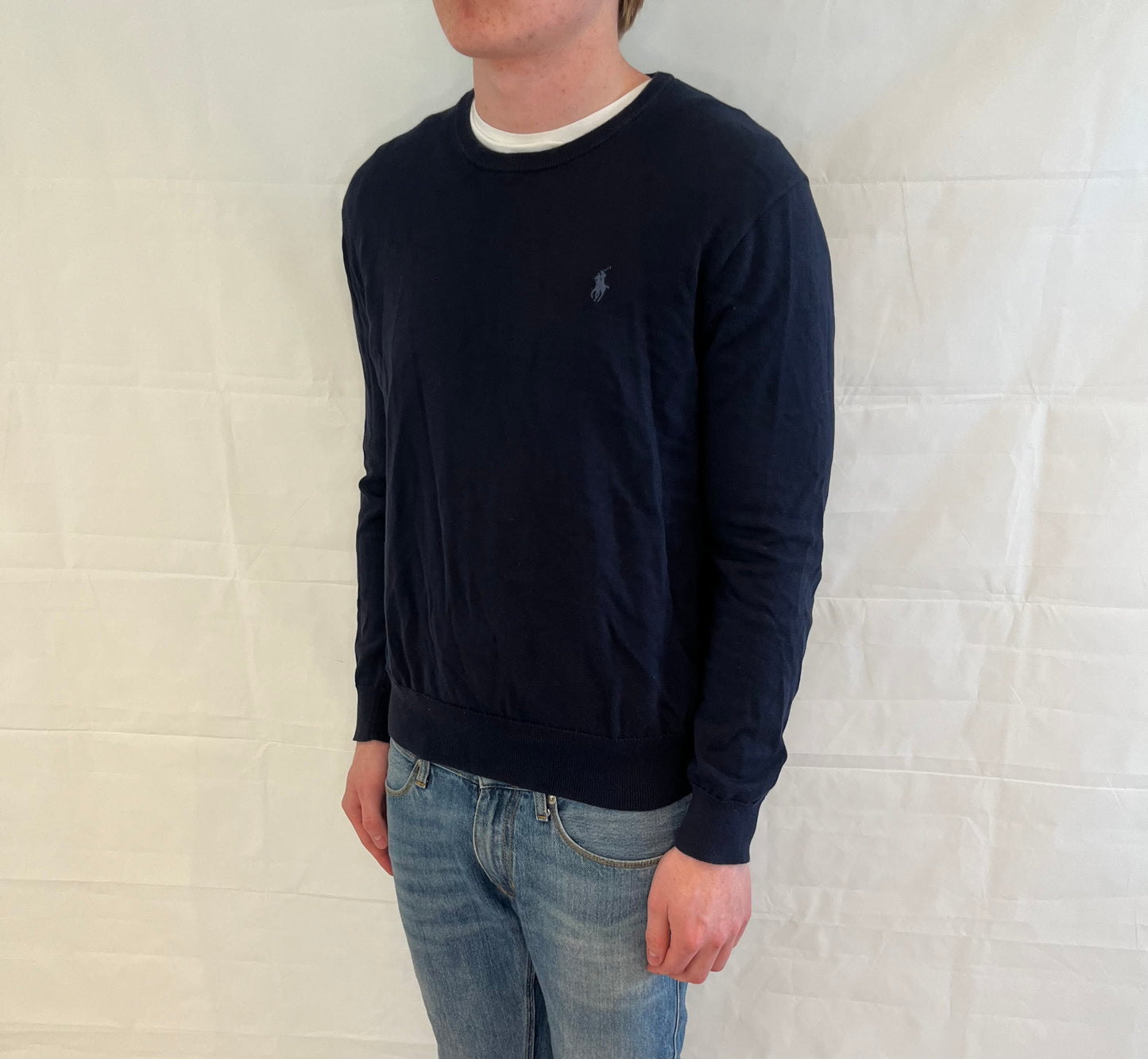 Polo Ralph Lauren Sweater Prima Cotton Blue Men's