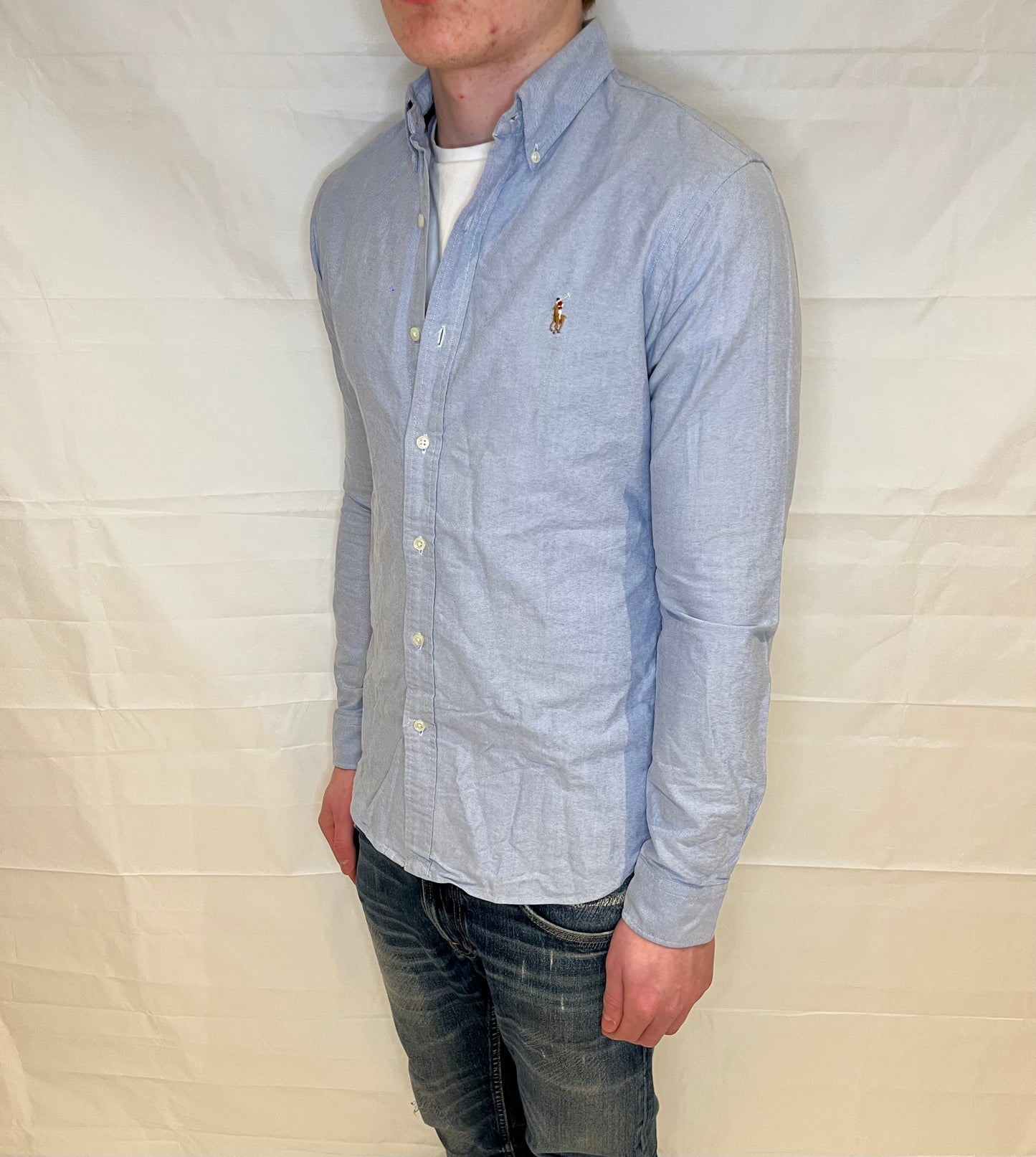 Polo Ralph Lauren Slim Fit Shirt Light Blue Men's