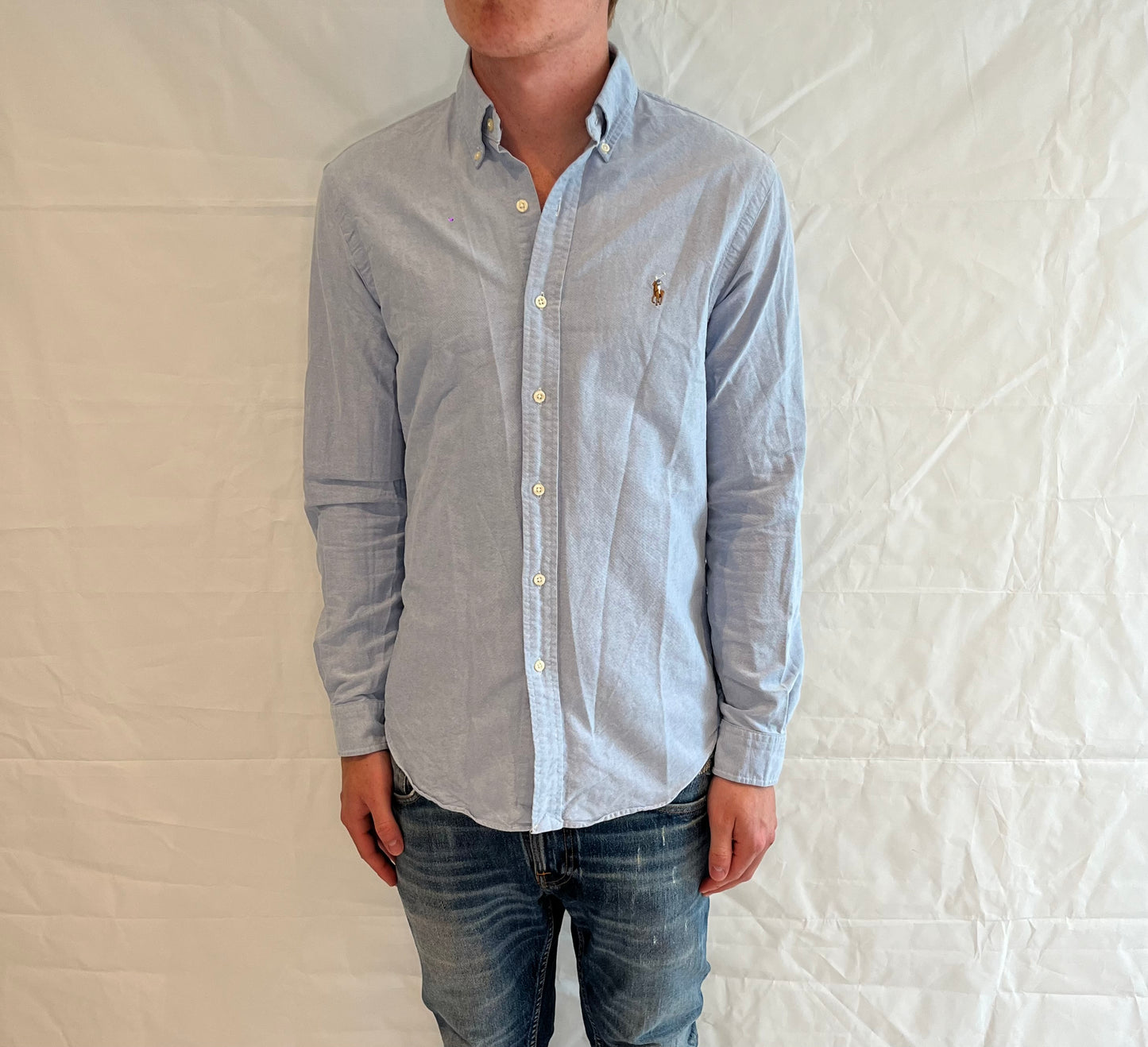 Polo Ralph Lauren Slim Fit Shirt Light Blue Men's