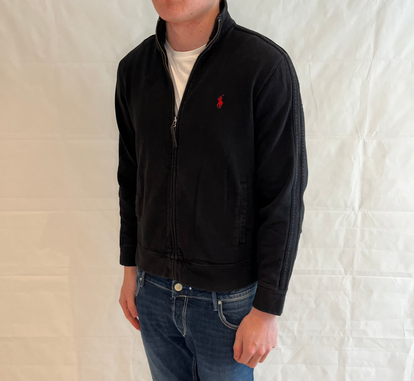 Polo Ralph Lauren Full Zip Cardigan Black Men's
