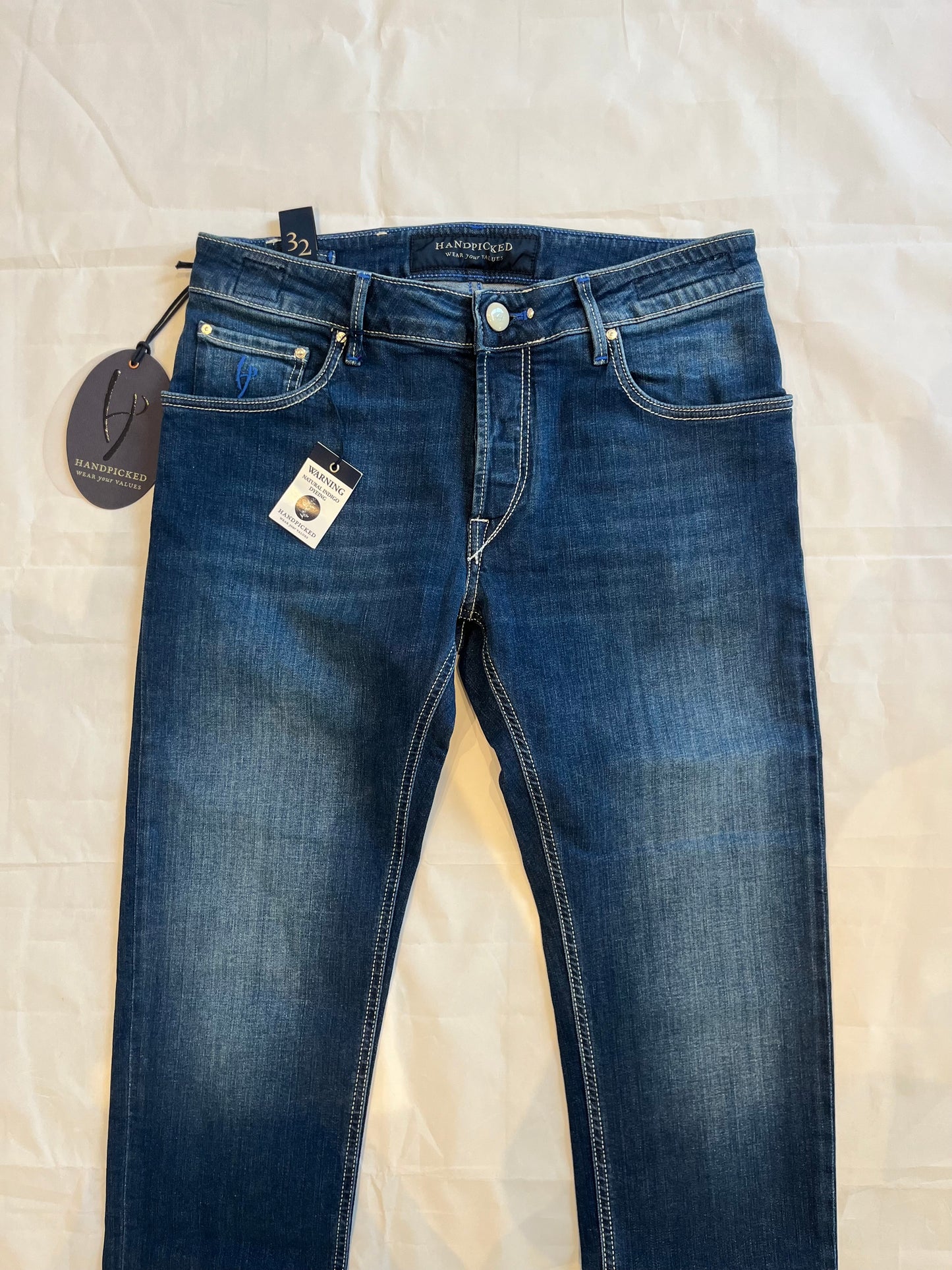 Handpicked Slim Fit Orvieto Jeans Blue Men's