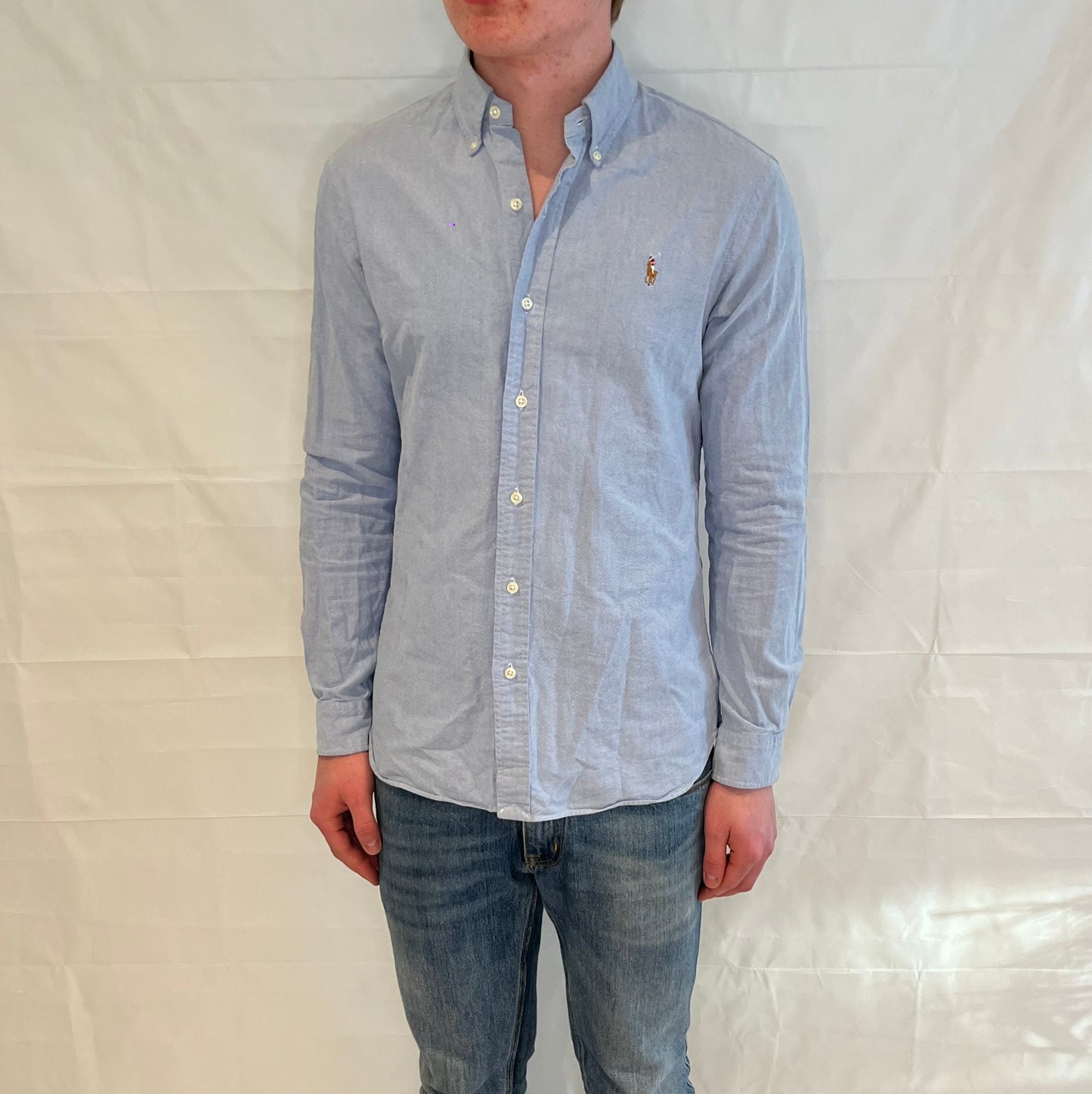Polo Ralph Lauren Slim Fit Shirt Light Blue Men's