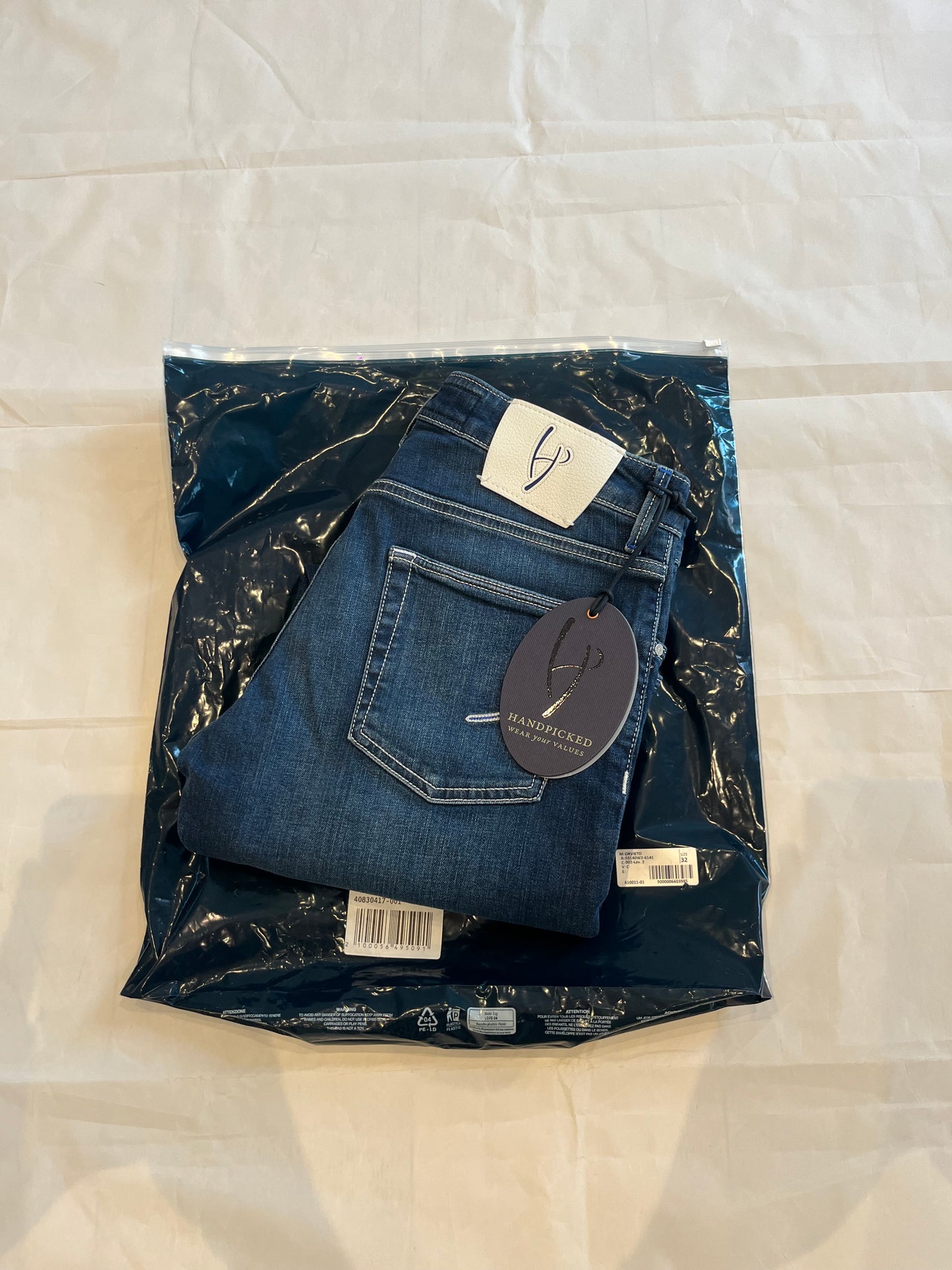 Handpicked Slim Fit Orvieto Jeans Blue Men's