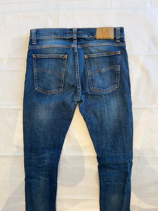 Nudie Tight Terry Jeans Blue Men's