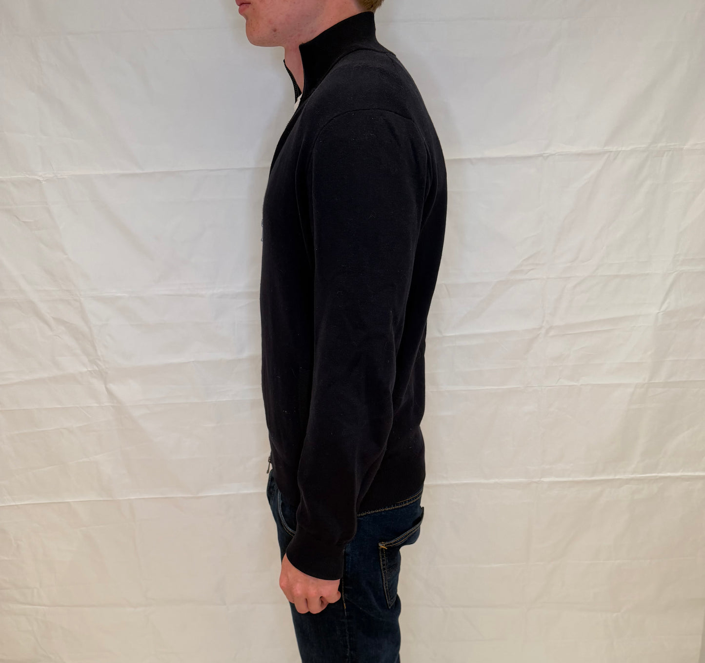 Massimo Dutti Full Zip Blue Men's