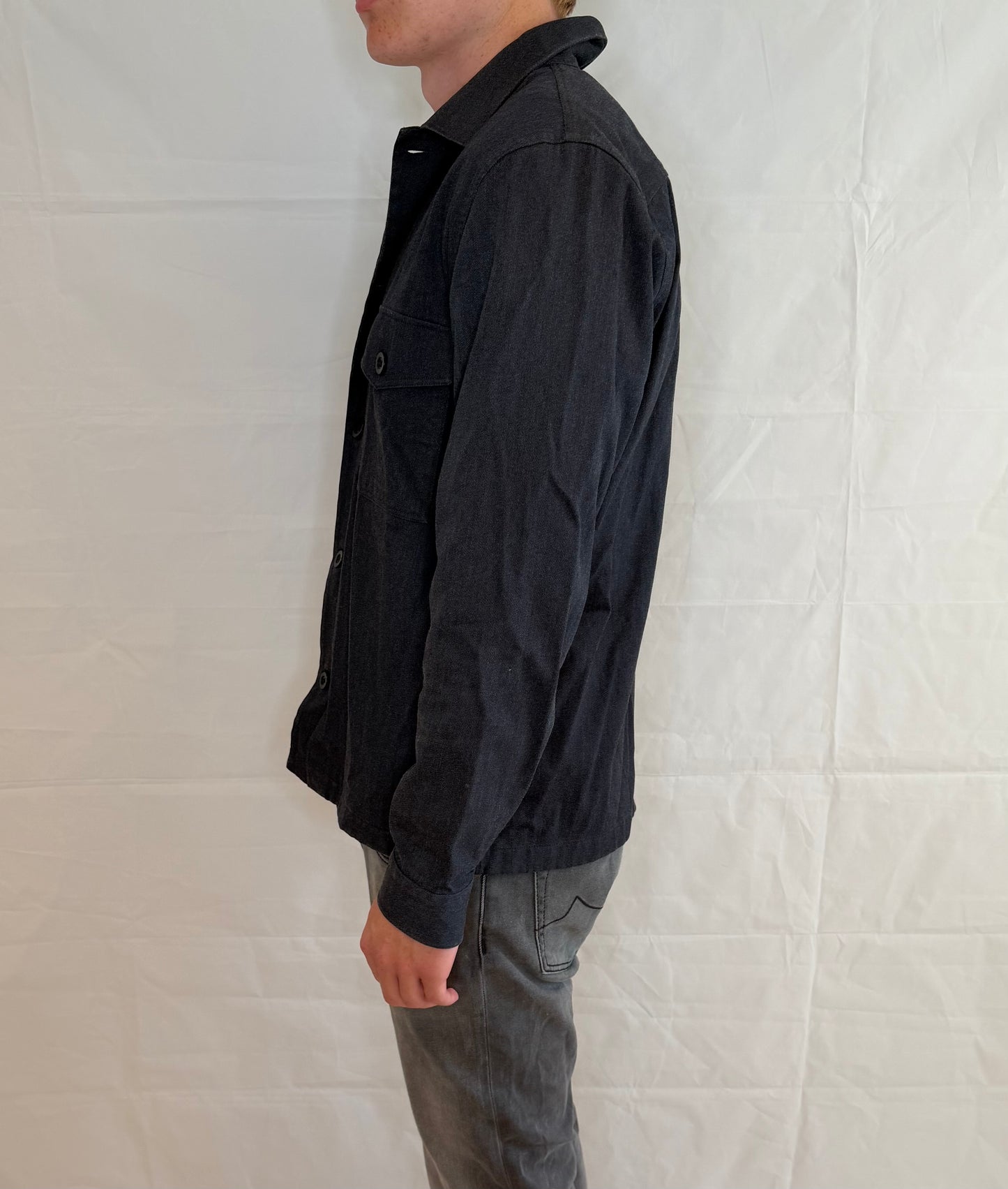 NN07 Overshirt Dark Grey Men's