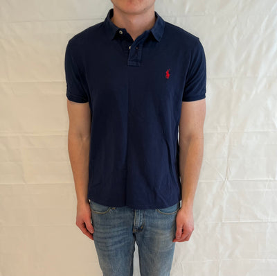 Polo Ralph Lauren Custom Slim Fit Polo Blue Men's