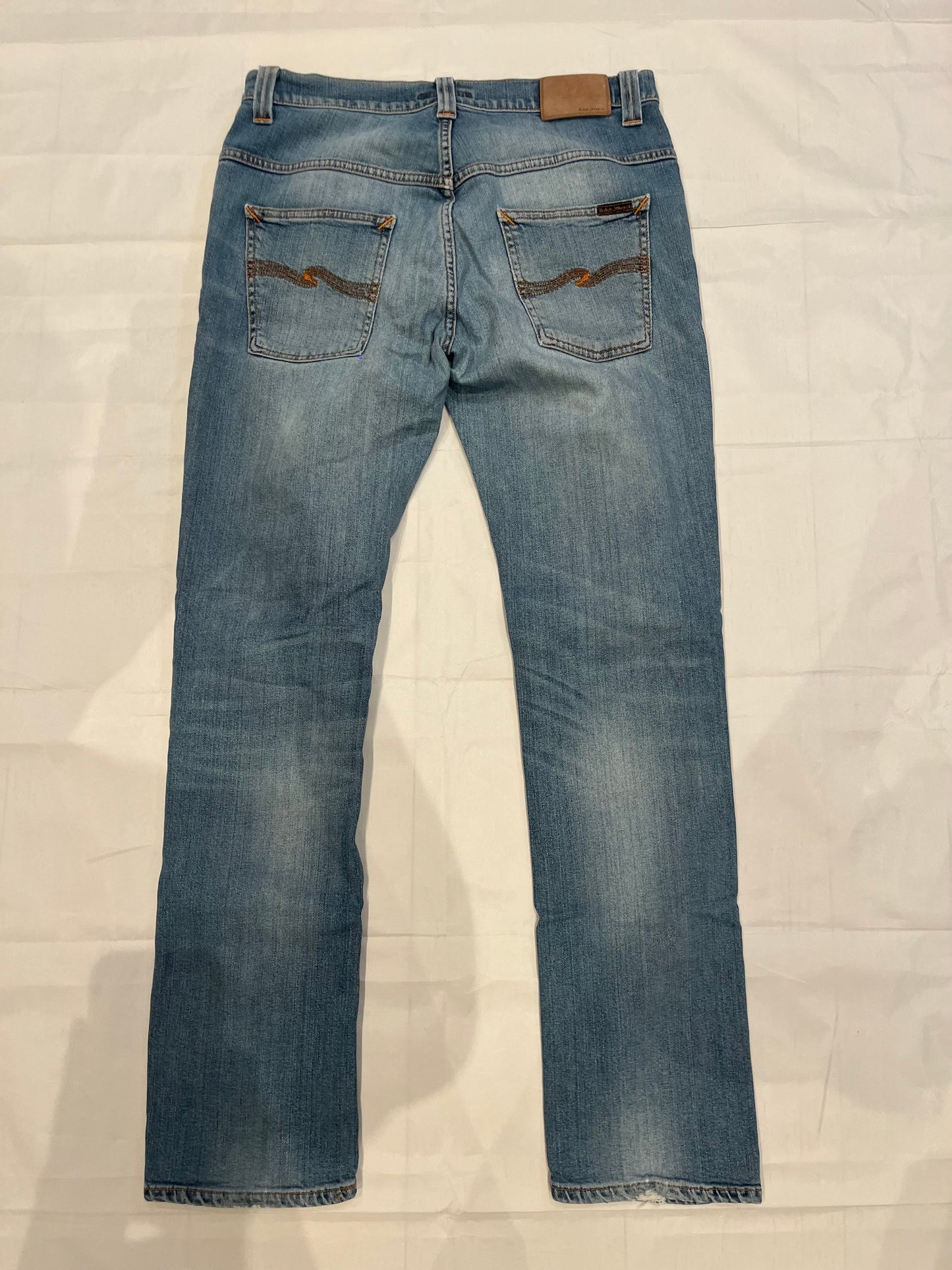 Nudie Thin Finn Jeans Light Blue Men's