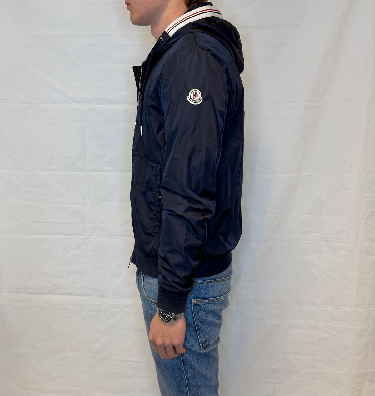 Moncler Windbreaker Navy Men's