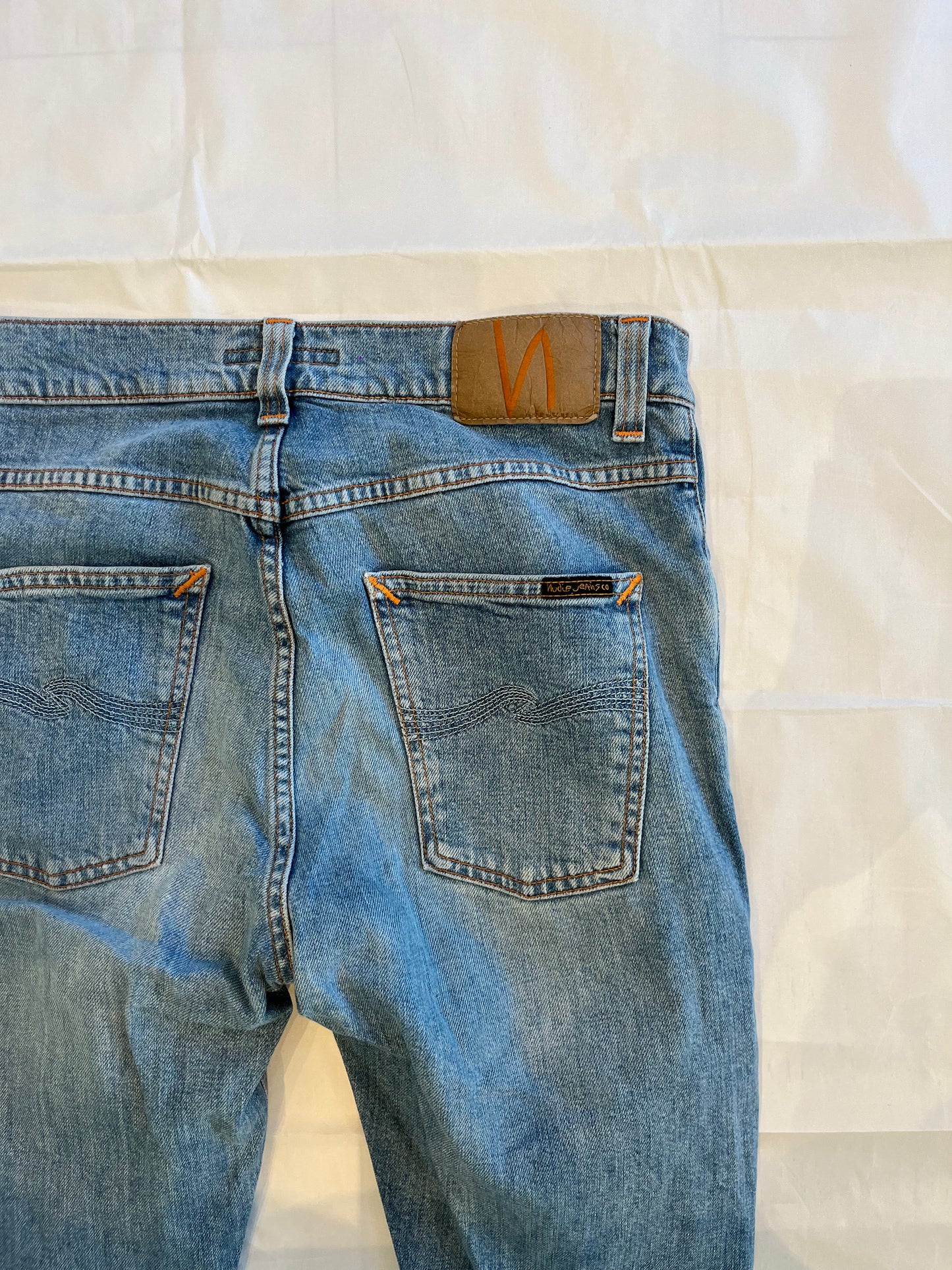 Nudie Lean Dean Jeans Light Blue Men's