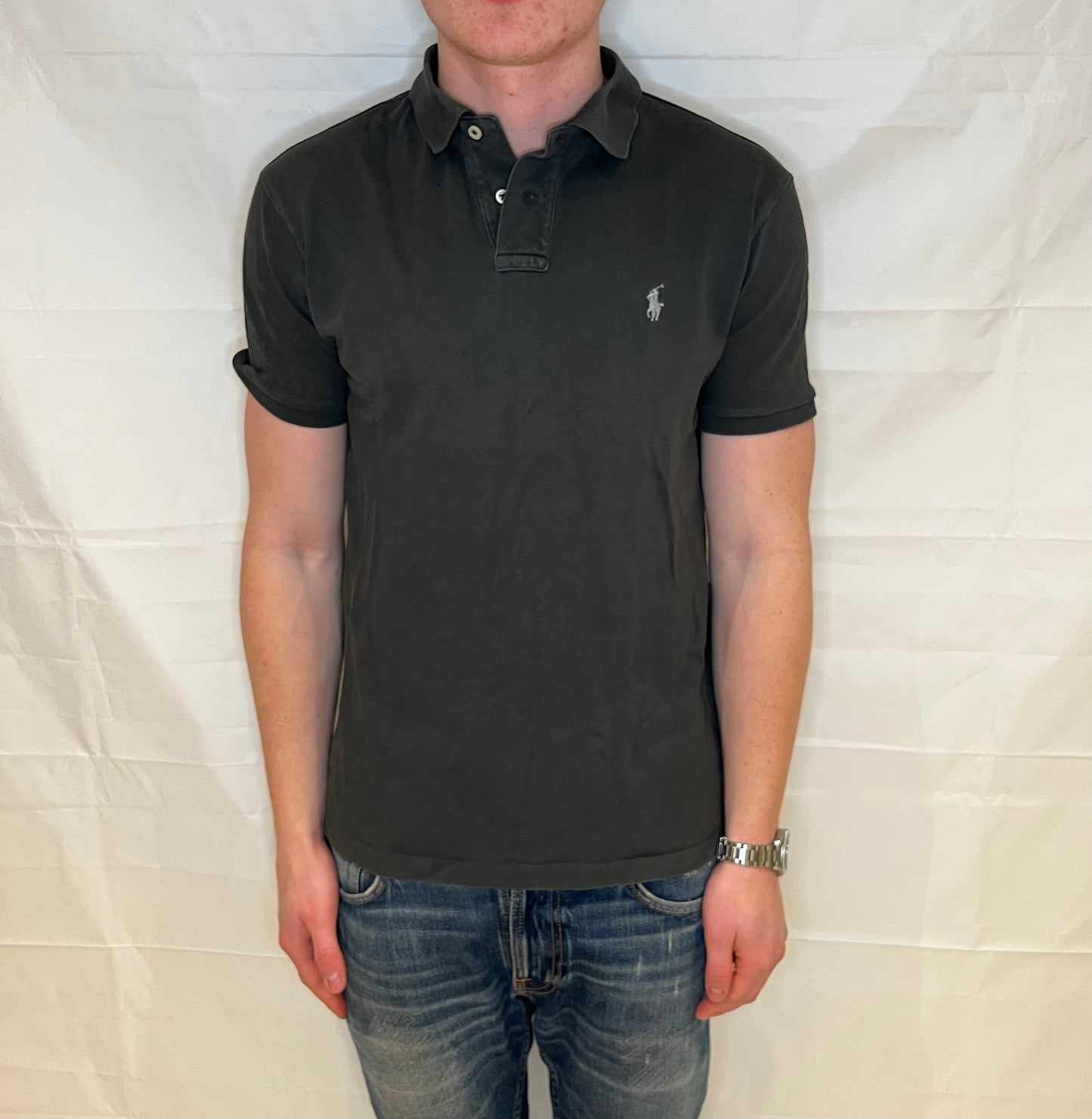 Polo Ralph Lauren Slim Fit Polo Grey Men's