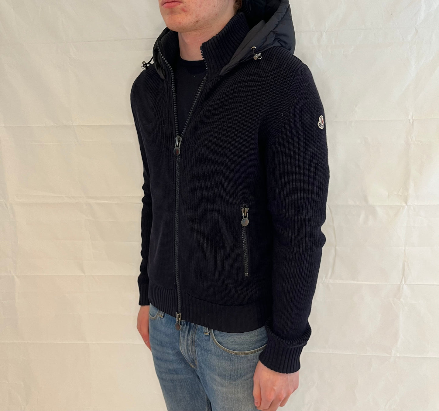 Moncler Tricot Cardigan Men's Blue