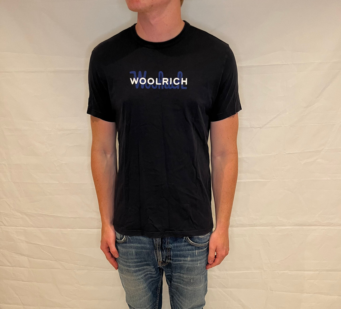 Woolrich T-shirt Blue Men's