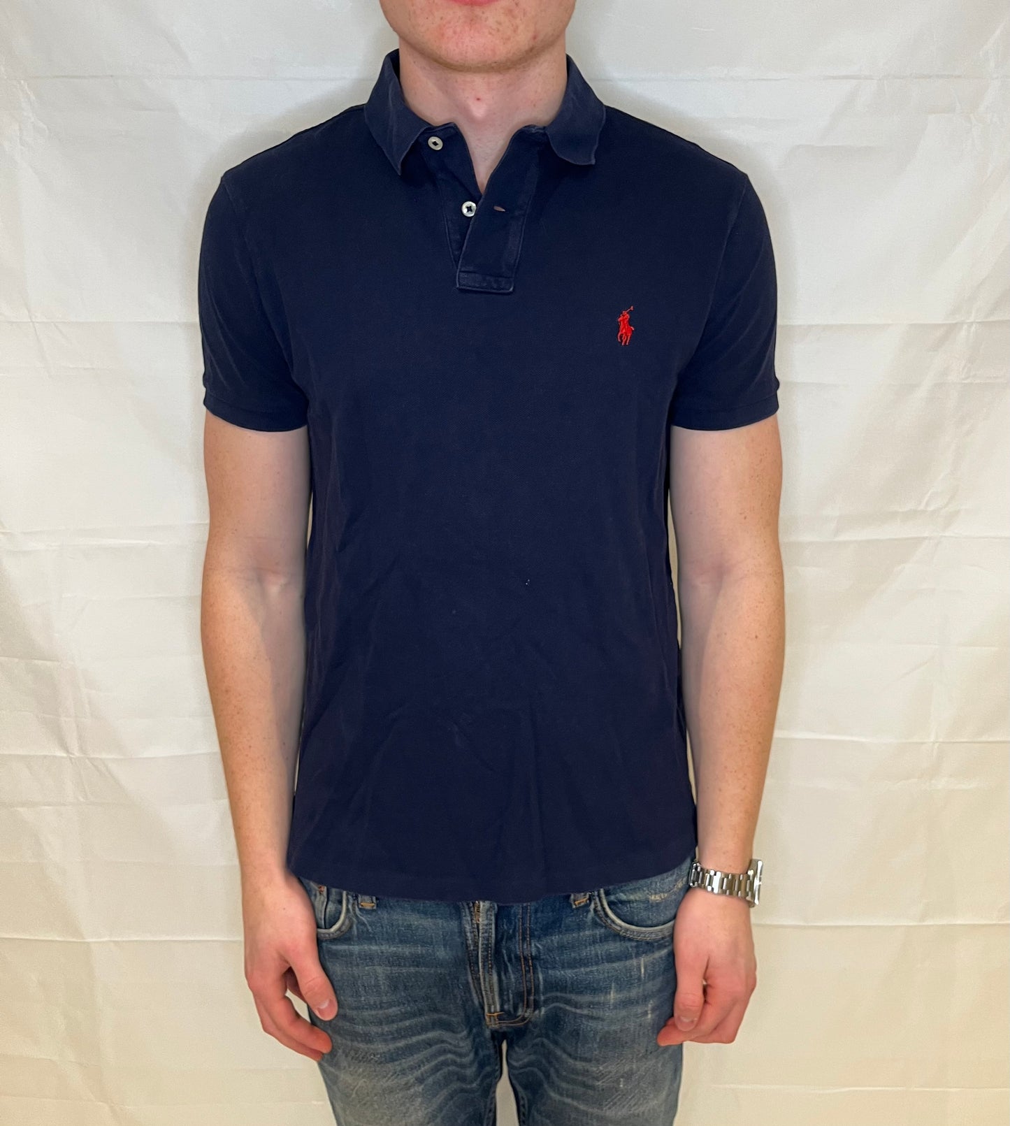 Polo Ralph Lauren Custom Slim Fit Polo Blue Men's