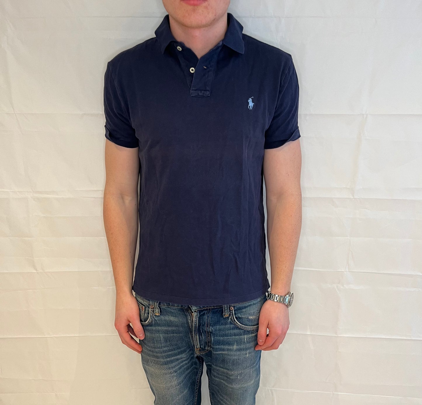 Polo Ralph Lauren Custom Slim Fit Polo Blue Men's