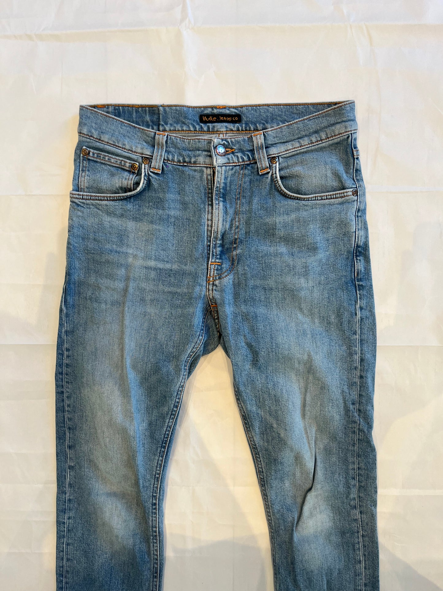 Nudie Lean Dean Jeans Light Blue Men's