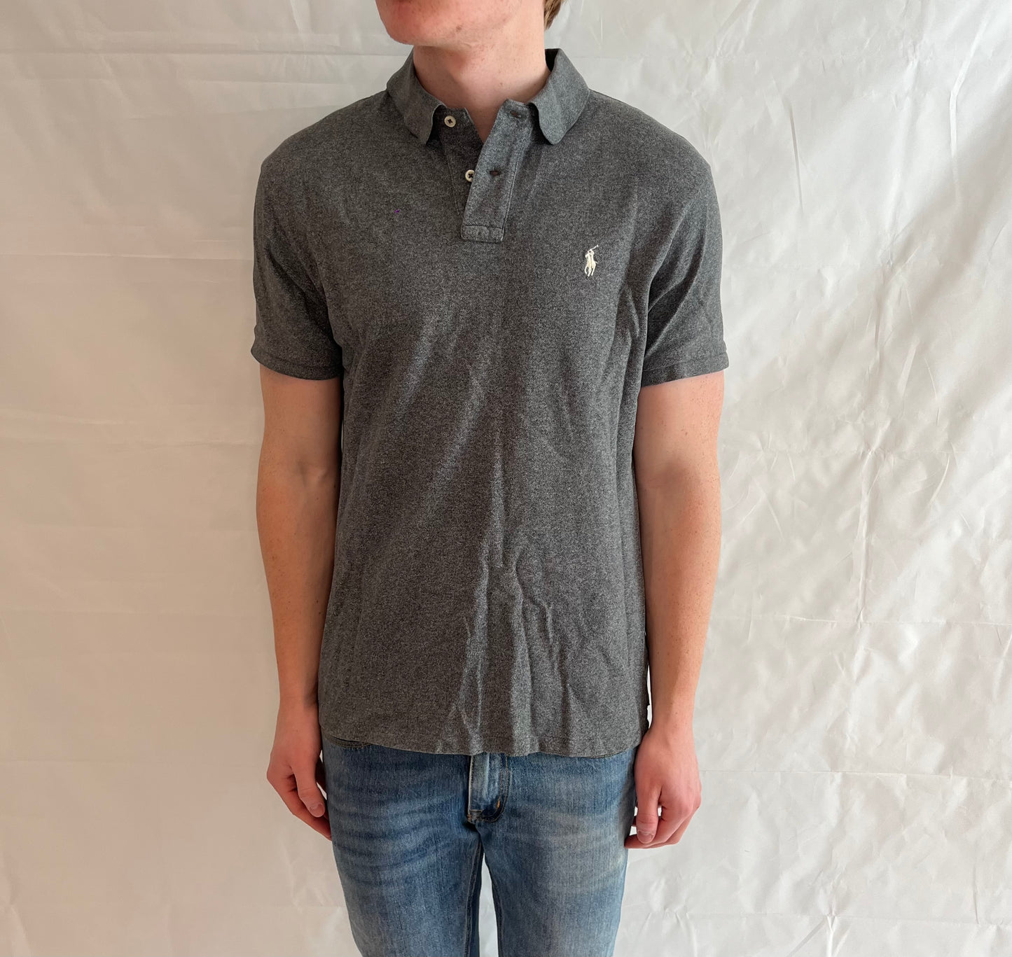 Polo Ralph Lauren Slim Fit Polo Grey Men's