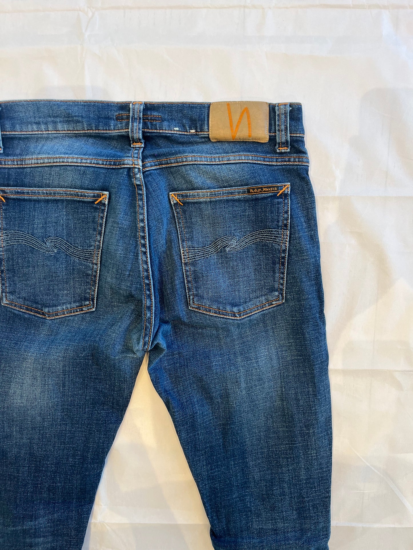 Nudie Tight Terry Jeans Blue Men's